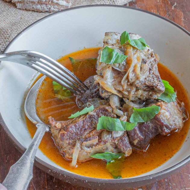 Lamb pepper soup